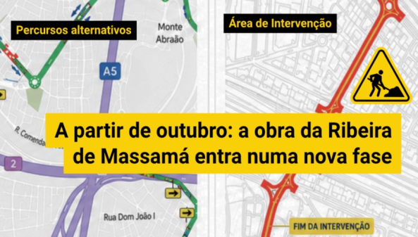 SIMAS: Arranca 5ª Fase da Obra na Ribeira de Massamá